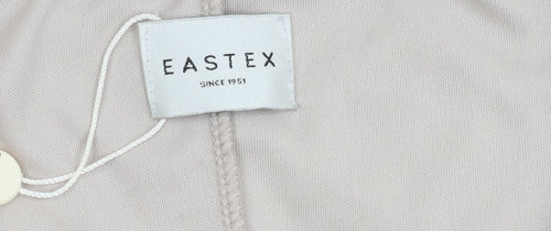 Eastex Women's Beige Geometric A-Line Skirt Size 16