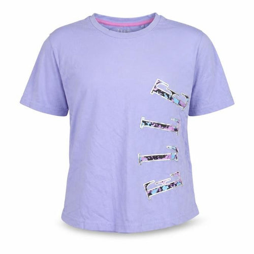 Elle Girls Purple T-Shirt 14-15 Years with Logo Accents