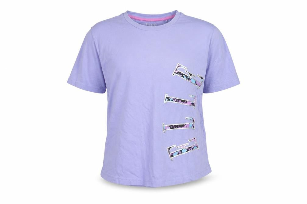 Elle Girls Purple T-Shirt 14-15 Years with Logo Accents