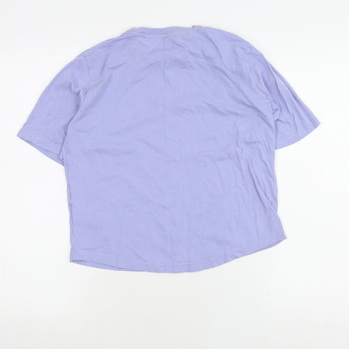 Elle Girls Purple T-Shirt 14-15 Years with Logo Accents