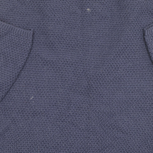 Damart Women's Blue Cable-Knit Cotton Jumper, Size 10