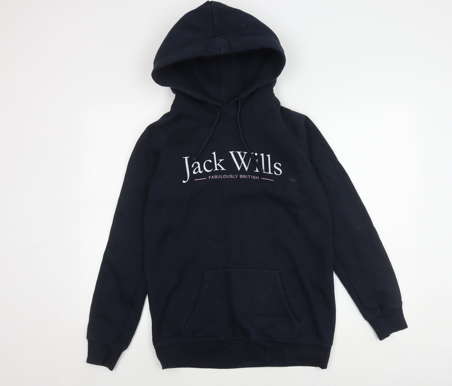 Jack Wills Women's Blue Pullover Hoodie Size 10