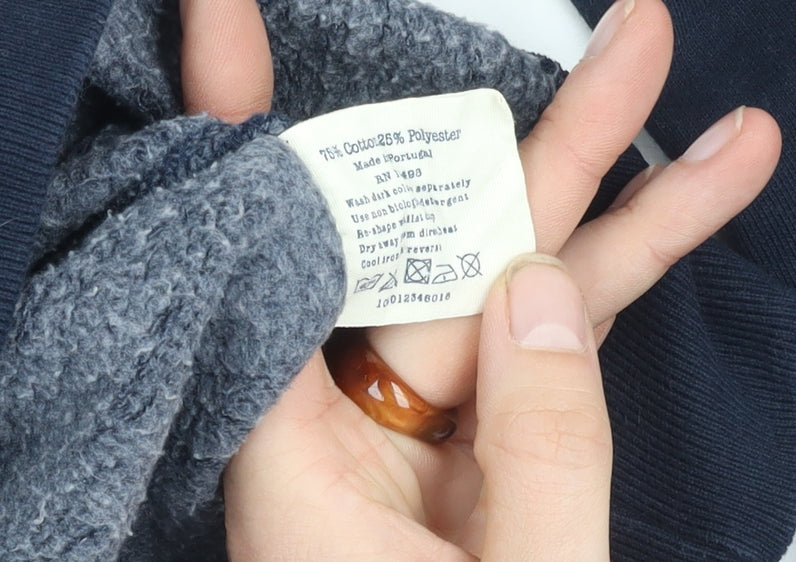 Jack Wills Women's Blue Pullover Hoodie Size 10