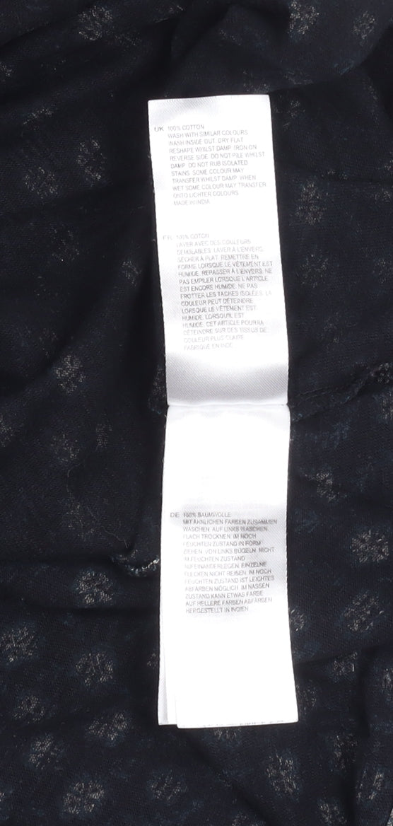 White Stuff Women’s Black Floral Long Sleeve Dress