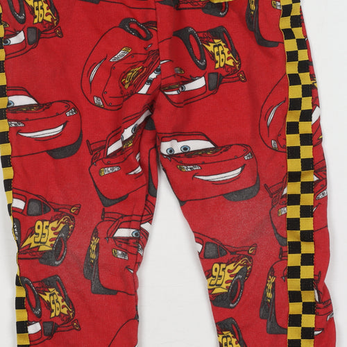 George Boys Red Cars Joggers 3-4 Years