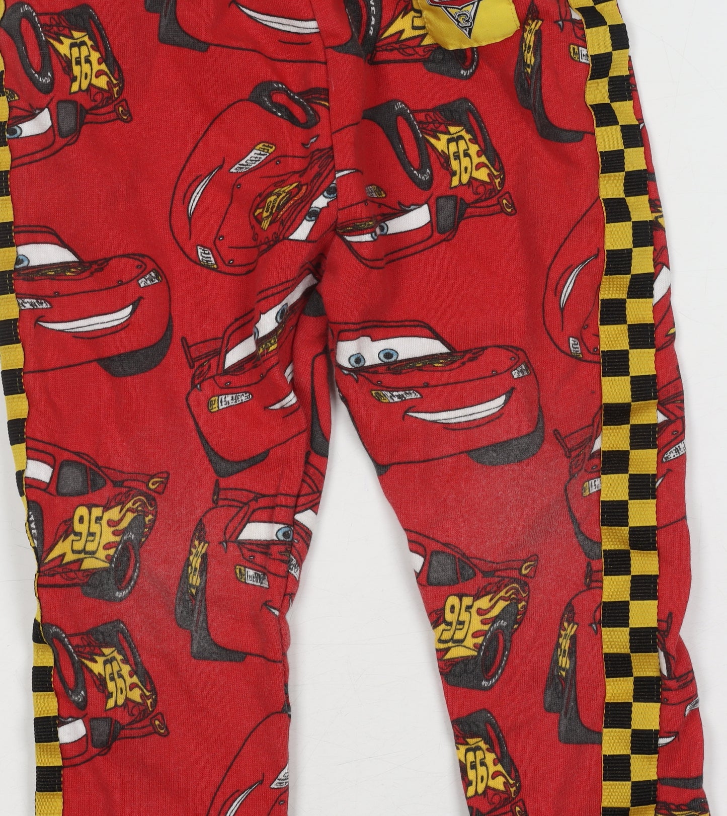 George Boys Red Cars Joggers 3-4 Years
