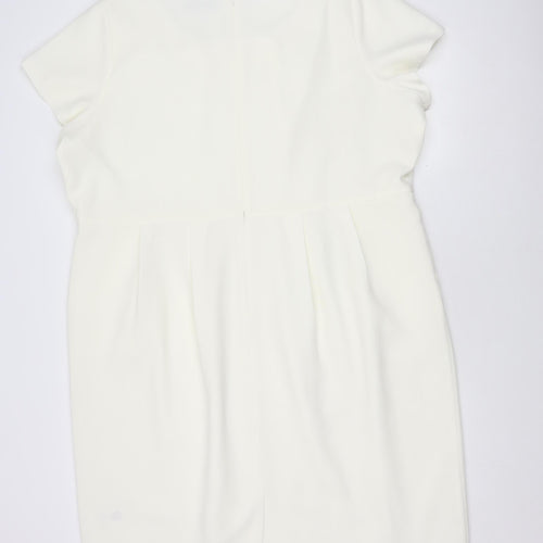 Marks and Spencer Women’s Ivory Dress, Size 24