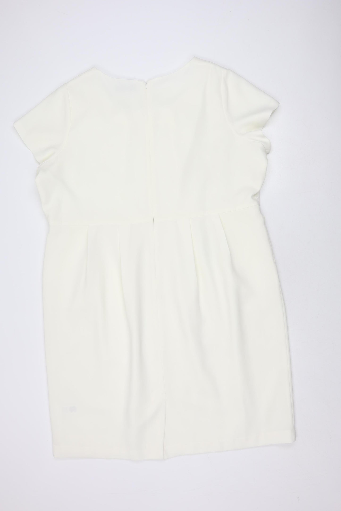 Marks and Spencer Women’s Ivory Dress, Size 24