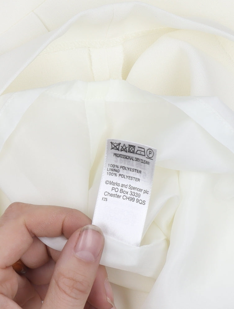 Marks and Spencer Women’s Ivory Dress, Size 24
