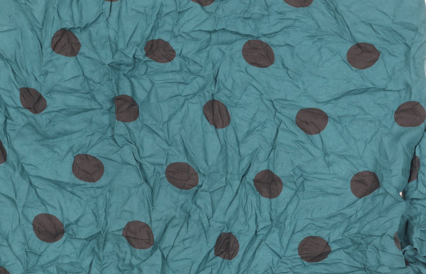 Capsule Women's Green Polka Dot Blouse, Size 18, Long Sleeve