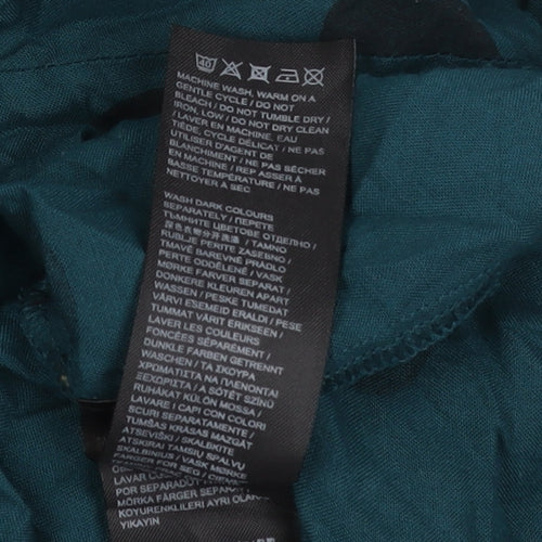 Capsule Women's Green Polka Dot Blouse, Size 18, Long Sleeve