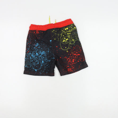 PlayStation Boys Black Swim Shorts 6 Years Gaming Graphic