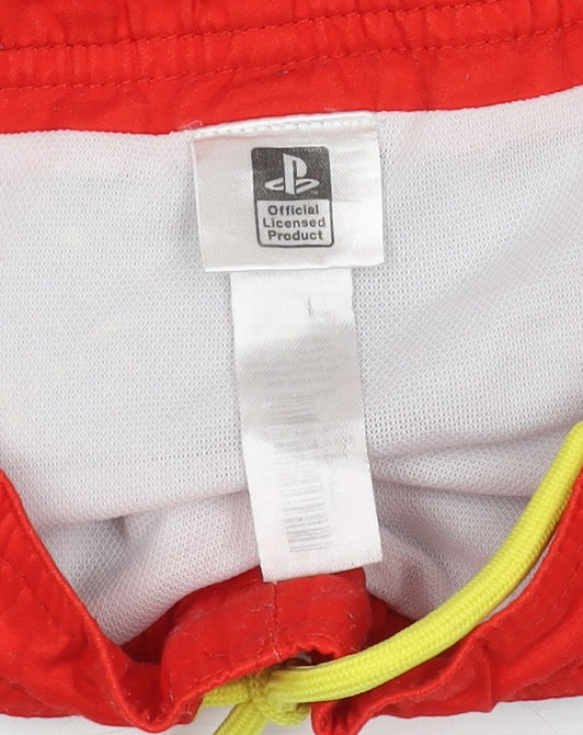 PlayStation Boys Black Swim Shorts 6 Years Gaming Graphic