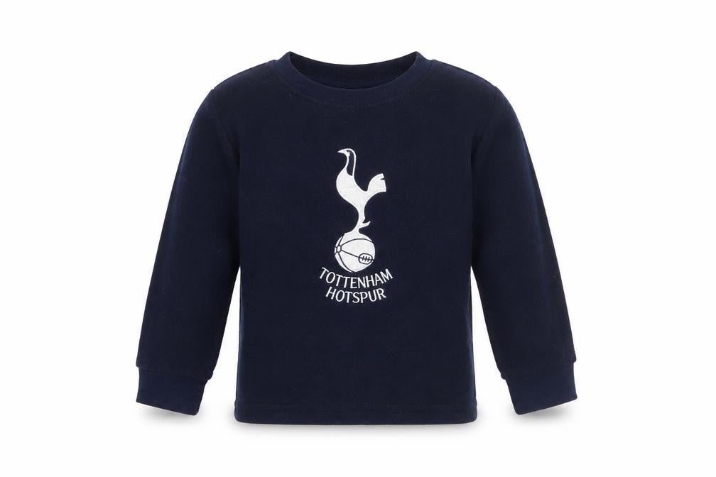 Front view of Official Merchandise boys’ blue pullover football sweatshirt 4-5 years