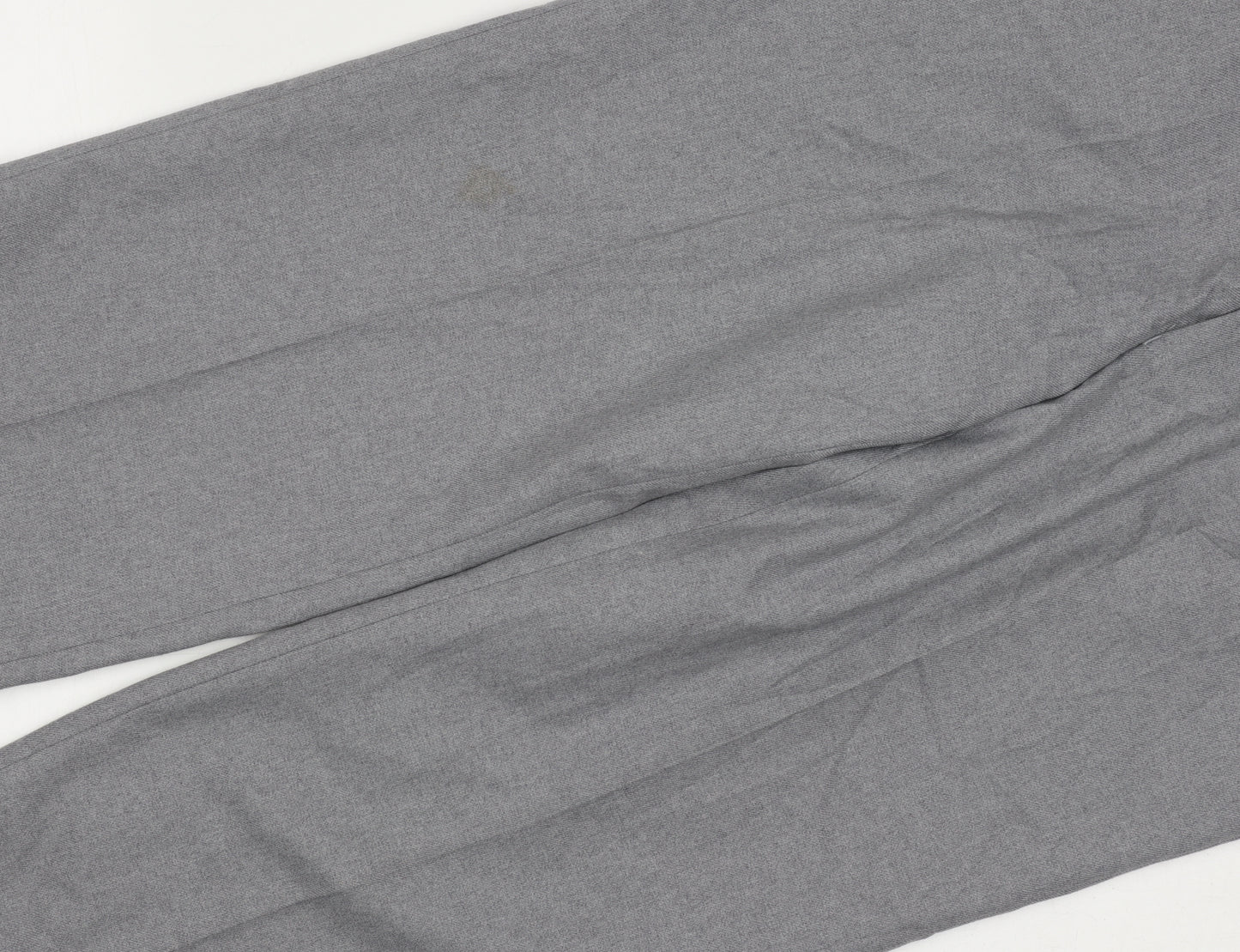 St Michael Men's Grey Trousers, Size S - Polyester Wool