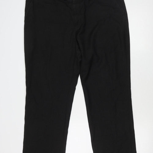 Karl Jackson Black Mens Dress Trousers 40in Waist