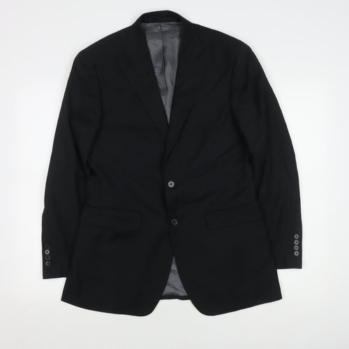 Charles Tyrwhitt Black Men's Slim Fit Blazer 38R