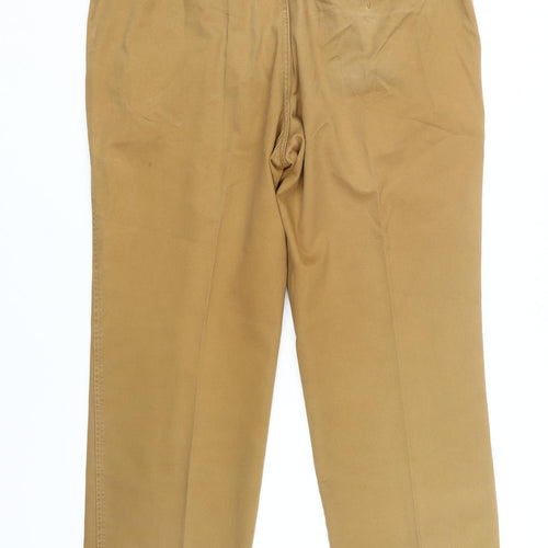 Marks and Spencer Men's Beige Chino Trousers, Size 38