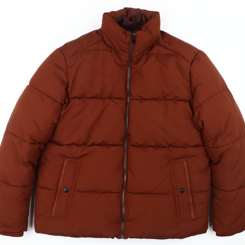 Marks and Spencer Men's Brown Puffer Jacket XL