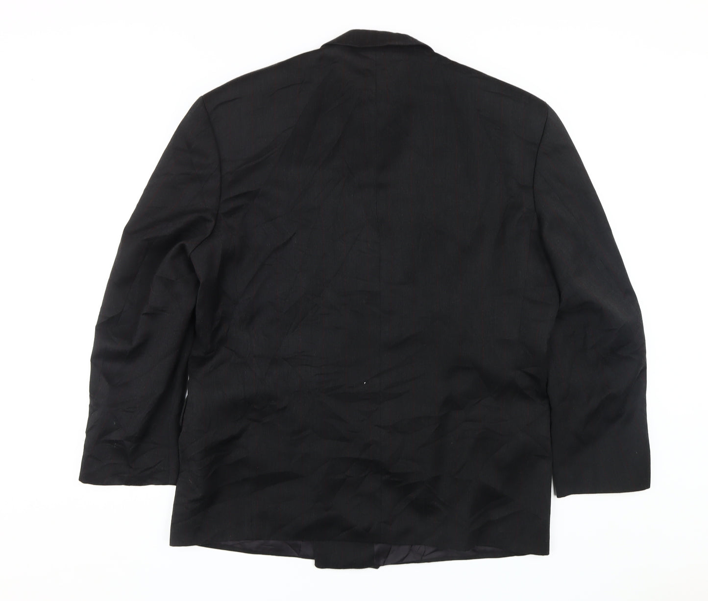 Burton Men's Black Double-Breasted Blazer, Size 42 Short