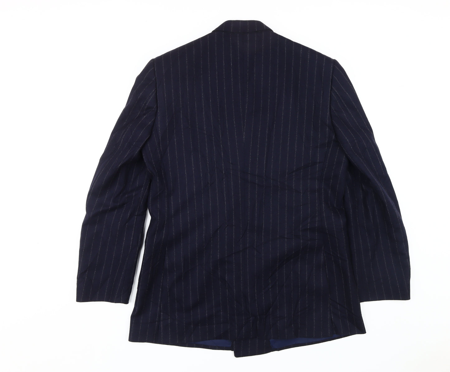 Chester Barrie Men's Blue Double-Breasted Blazer 40R
