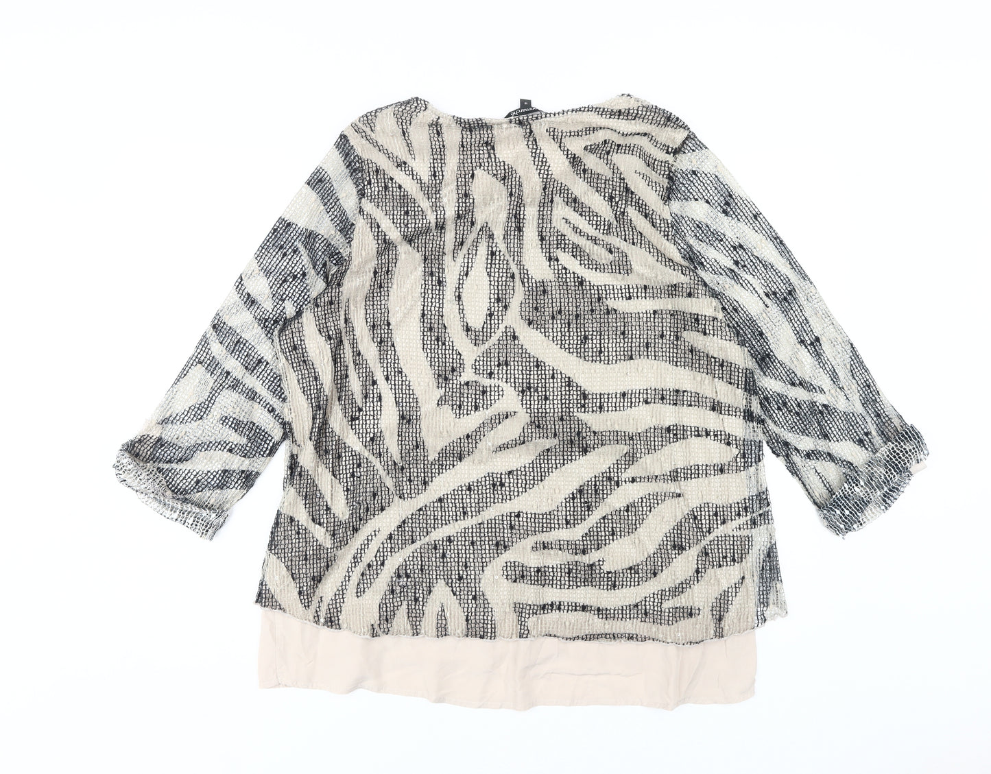 Bonmarché Women's Multicoloured Animal Print Top