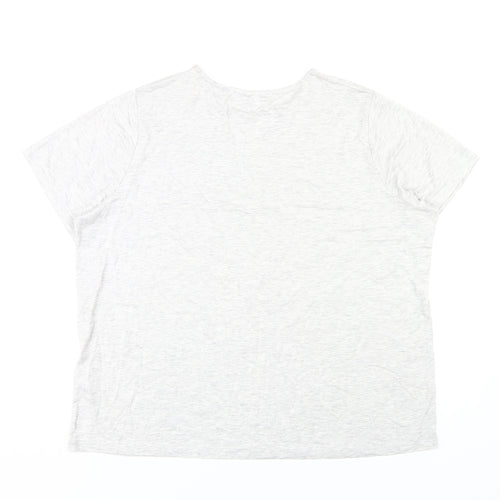 Simply Be Women's Grey Basic T-Shirt Size 18