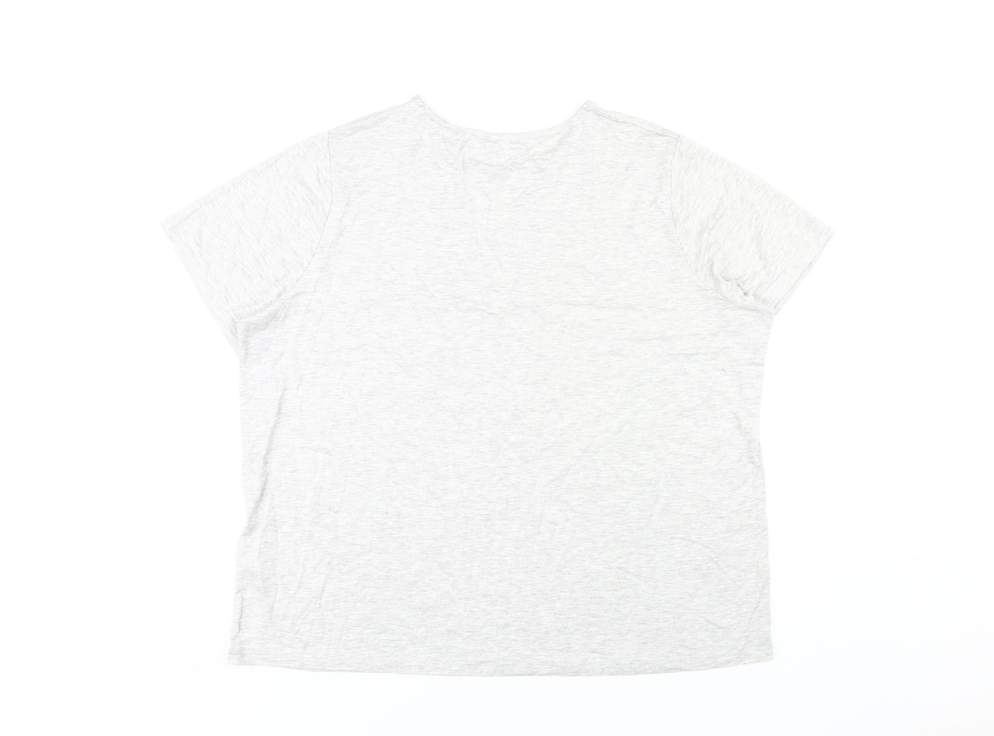 Simply Be Women's Grey Basic T-Shirt Size 18
