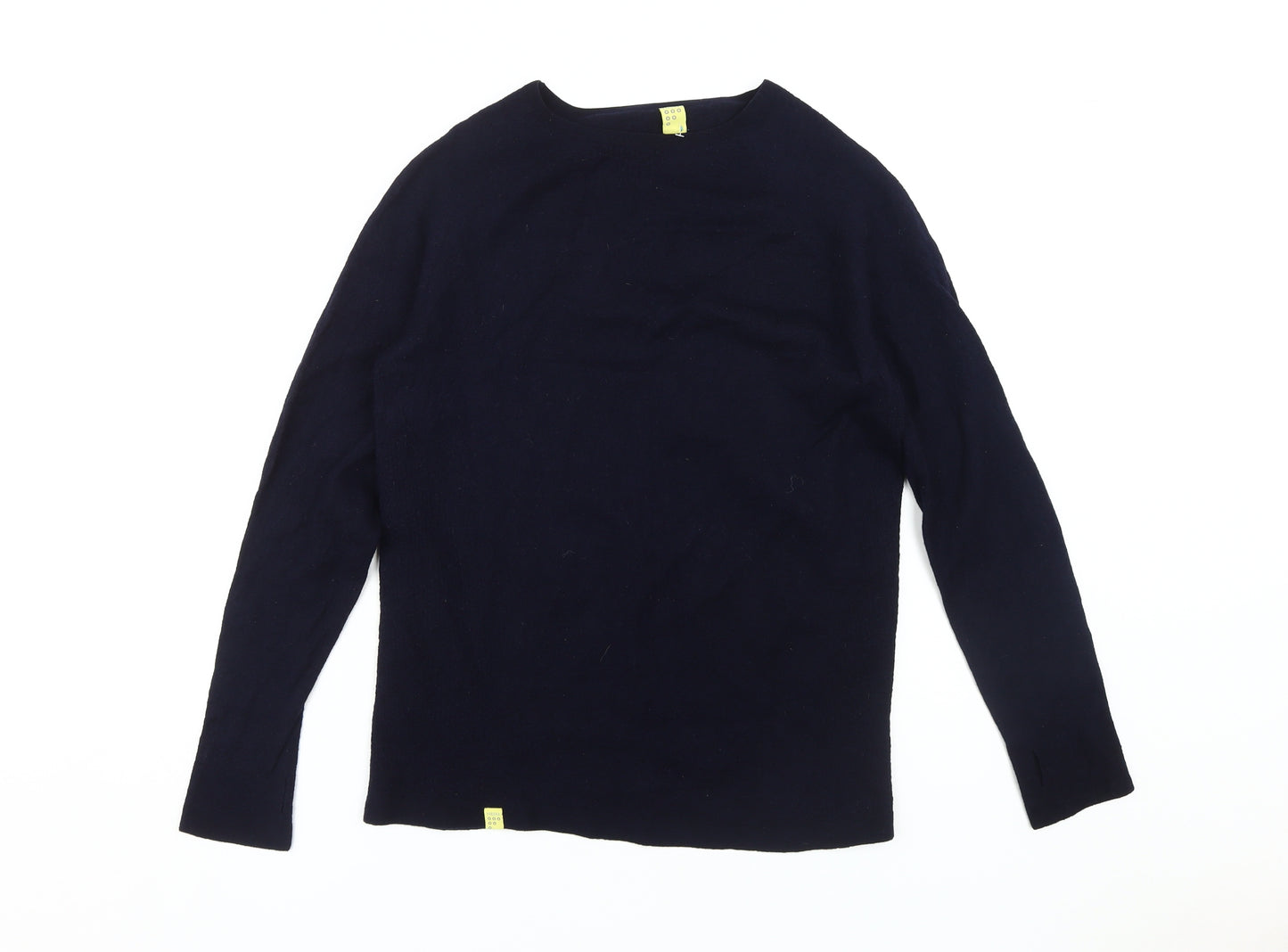 FINDRA Women's Black Merino Wool Jumper XL