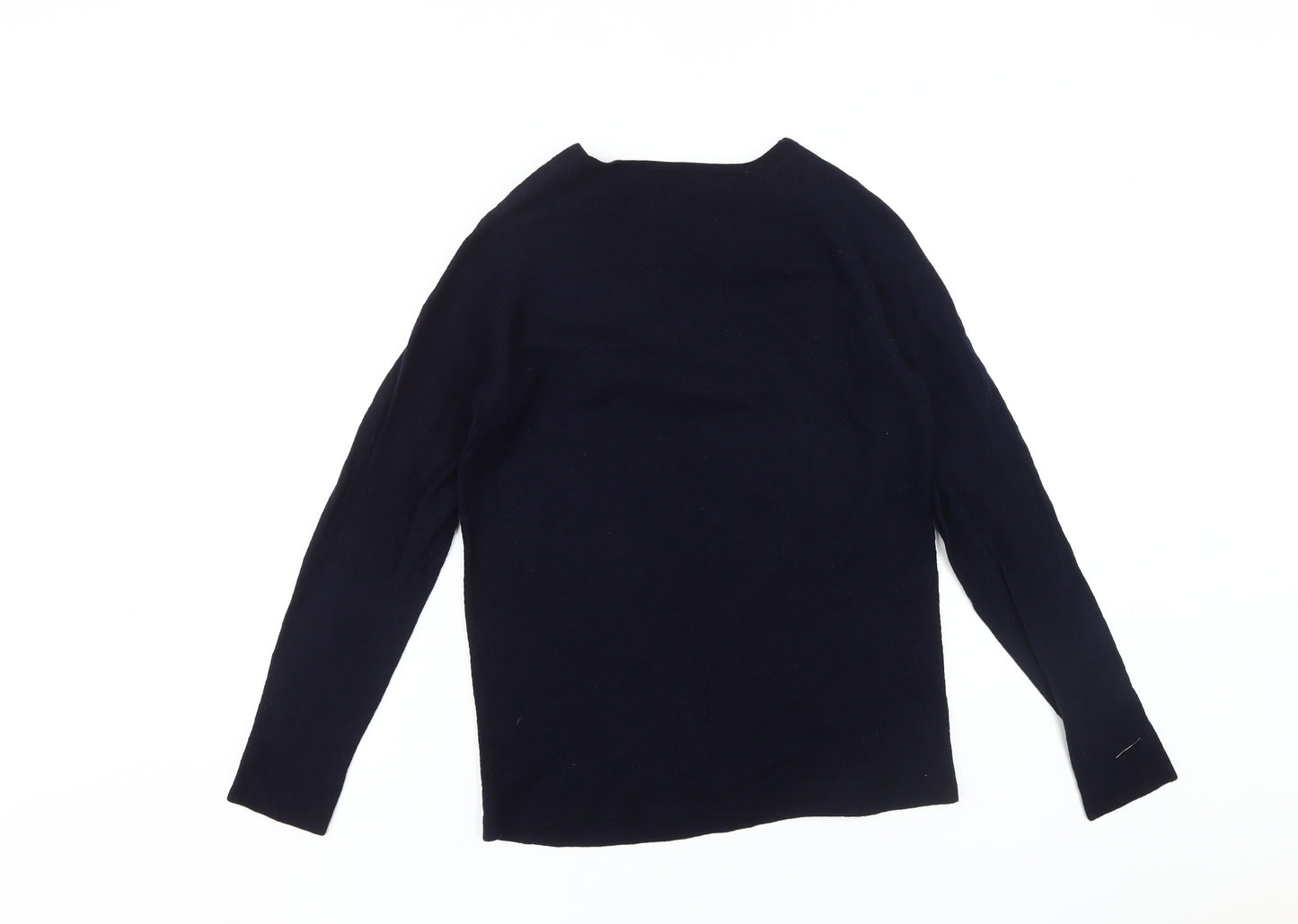 FINDRA Women's Black Merino Wool Jumper XL