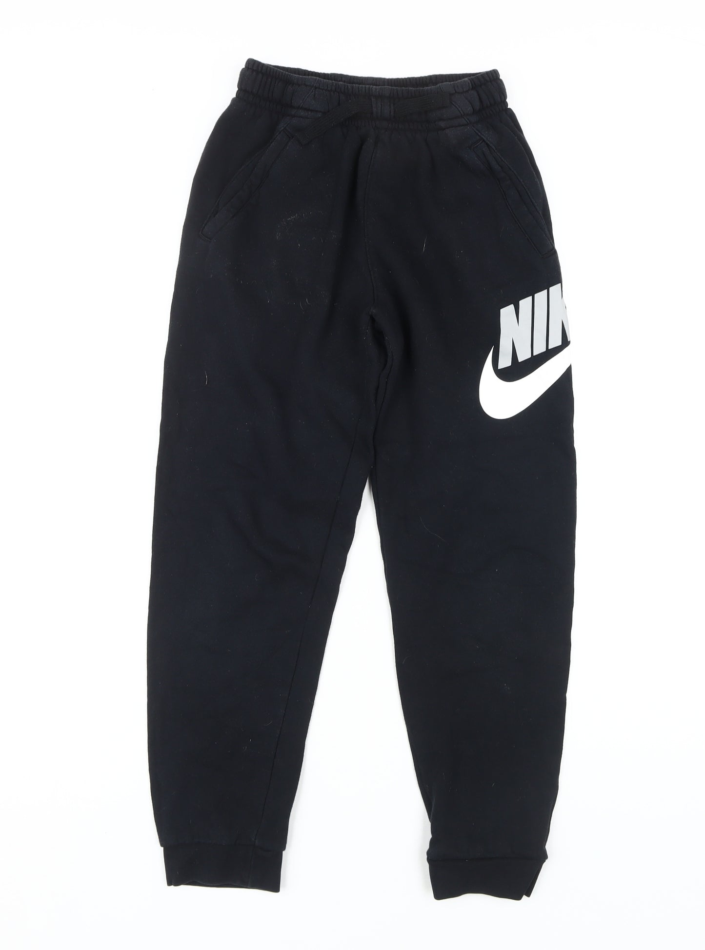 Nike Boys Black Jogger Trousers L Casual Sports