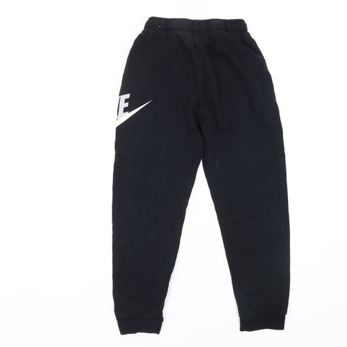 Nike Boys Black Jogger Trousers L Casual Sports