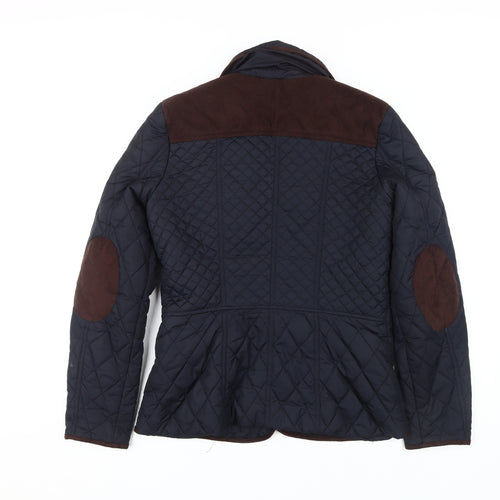 Dorothy Perkins Women's Blue Quilted Jacket, Size 10