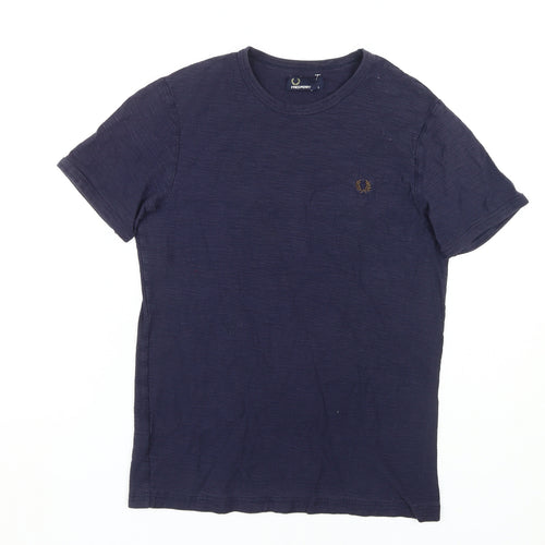 Fred Perry Men's Blue S Crew Neck T-Shirt