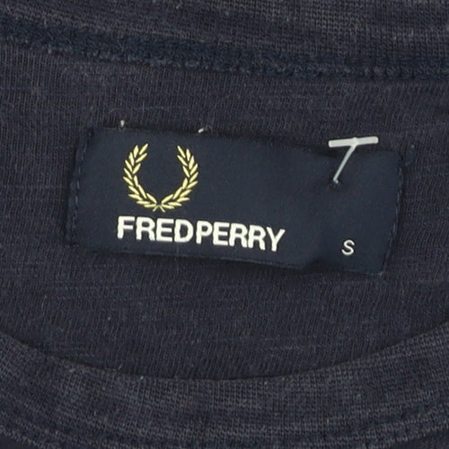 Fred Perry Men's Blue S Crew Neck T-Shirt
