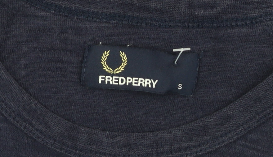 Fred Perry Men's Blue S Crew Neck T-Shirt