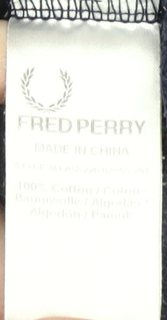 Fred Perry Men's Blue S Crew Neck T-Shirt