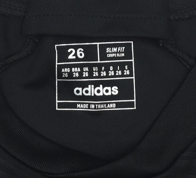 Adidas Boys' Black Football Jersey Size 26