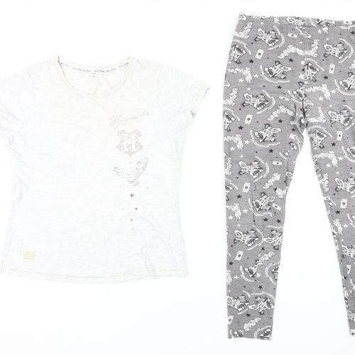 Harry Potter Unisex Grey Pyjama Set UK 12-14