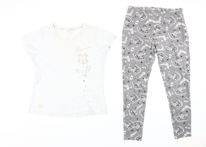 Harry Potter Unisex Grey Pyjama Set UK 12-14
