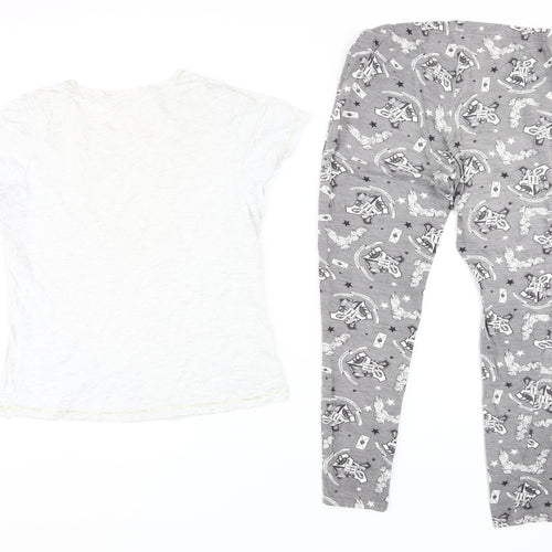 Harry Potter Unisex Grey Pyjama Set UK 12-14