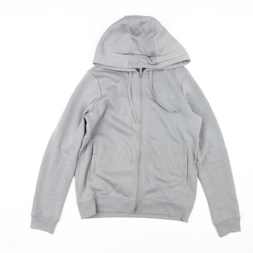 LA Gear Women's Grey Full Zip Hoodie Size 10