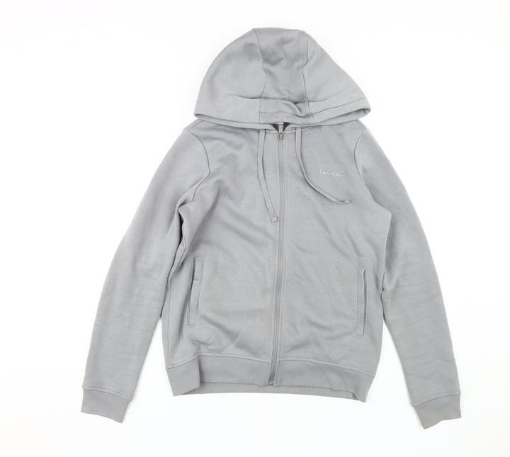 LA Gear Women's Grey Full Zip Hoodie Size 10