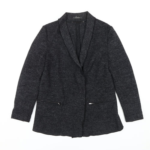 Esprit Women's Black Wool Blazer, Size 12, Classic Style
