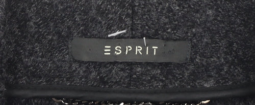 Esprit Women's Black Wool Blazer, Size 12, Classic Style