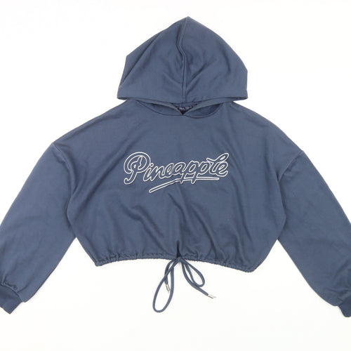Pineapple Women's Blue Pullover Hoodie Size S