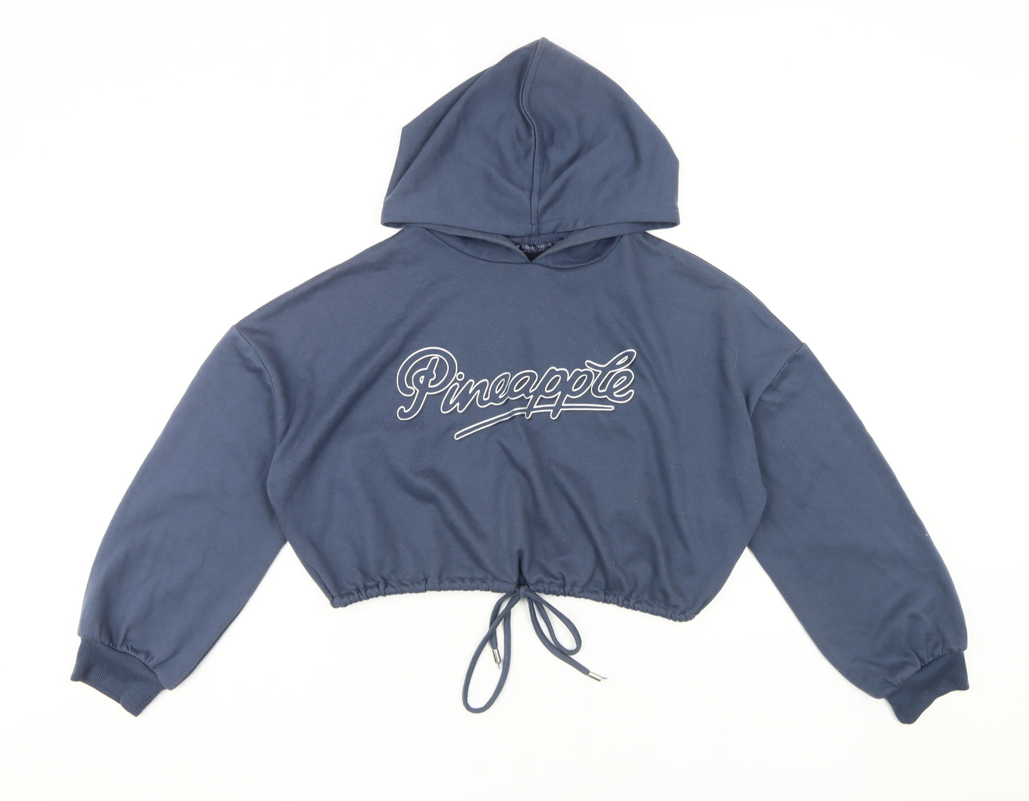 Pineapple Women's Blue Pullover Hoodie Size S