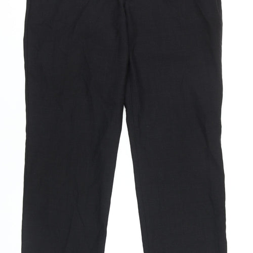 Next Men's Black Trousers, Size 36, Regular Fit