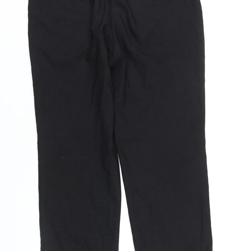 Next Men's Black Trousers, Size 36, Regular Fit