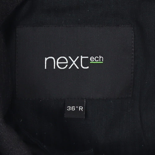 Next Men's Black Trousers, Size 36, Regular Fit